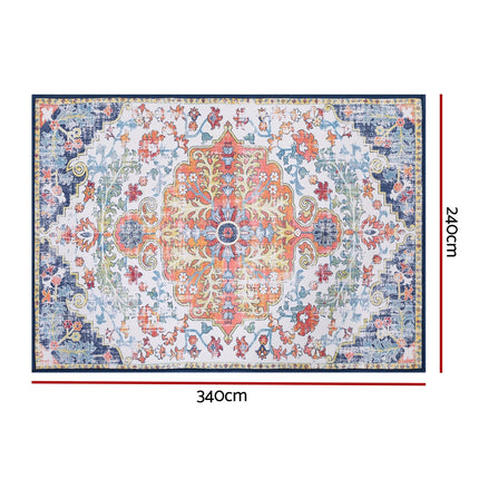 Artiss Floor Rug 240X340cm Large Washable Geometric Area Rug Modern Carpet Mat 2