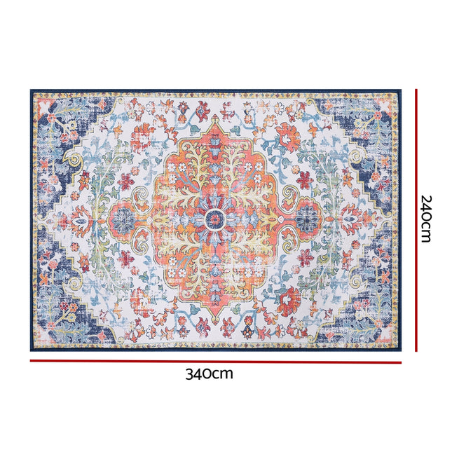 Artiss Floor Rug 240X340cm Large Washable Geometric Area Rug Modern Carpet Mat 2