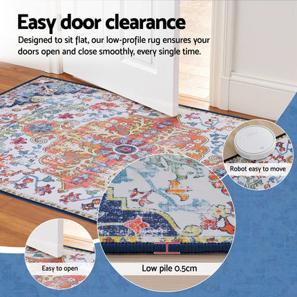 Artiss Floor Rug 50X80 Doormat Carpet Short Pile Non-Slip Entryway Mat Bohemian 4