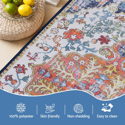 Artiss Floor Rug 50X80 Doormat Carpet Short Pile Non-Slip Entryway Mat Bohemian 6