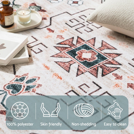 Artiss Washable Floor Rug 200x290cm Large Area Rug Modern Living Room Carpet 6