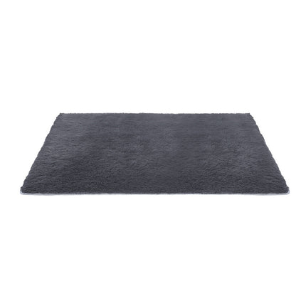 Artiss Floor Rug 140x200cm Plush Area Shaggy Rug Living Room Bedroom Carpet Grey 3