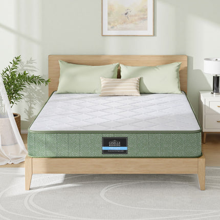Giselle 25cm Memory Foam Mattress Dual Layer Zipper Cover Cool Charcoal Foam Mattresses Double 7