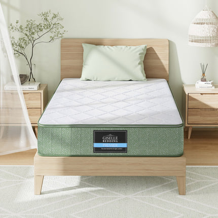 Giselle 25cm Memory Foam Mattress Dual Layer Zipper Cover Cool Charcoal Foam Mattresses King Single 7