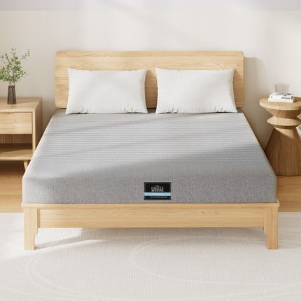Giselle Bedding Cool Gel Memory Foam Mattress Charcoal 7-Zone Washable Bamboo Cover 15cm King 7