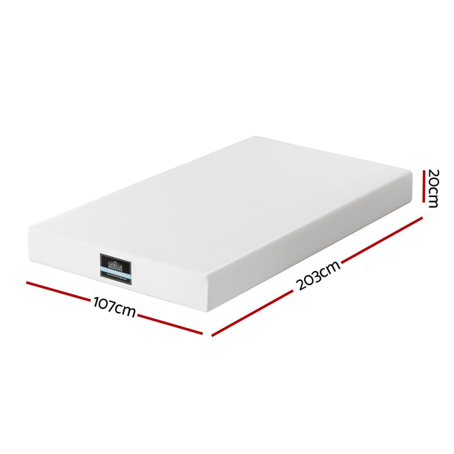Giselle 20cm Memory Foam Mattress Green Tea King Single 2