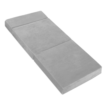 Giselle Bedding Foldable Mattress Folding Foam Bed Mat Light Grey 2