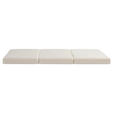 Giselle Bedding Foldable Mattress Fleece Portable 3-fold Folding Foam Mattresses 3