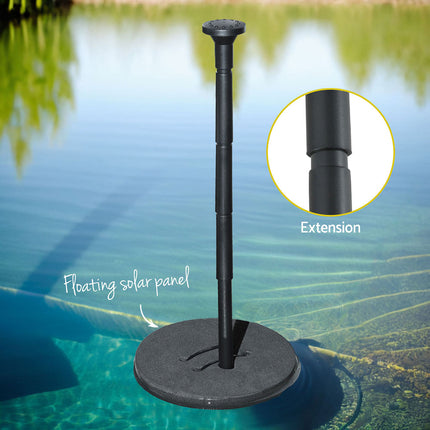 Gardeon Solar Pond Pump Water Fountain Submersible Floating Bird Bath 190L/H 7