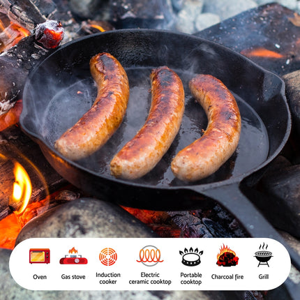 5-star chef Non Stick Frying Pan Cast Iron 3PCS 6