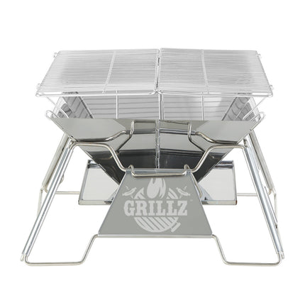 Grillz Fire Pit BBQ Grill with Carry Bag Portable 3