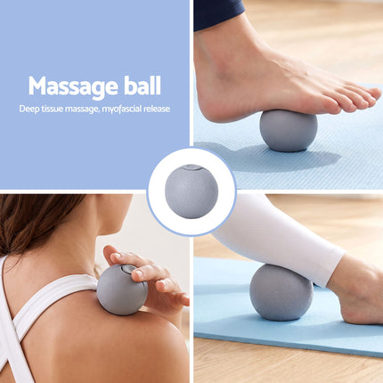 Everfit Foam Roller Set 3-in-1 with Targeted Recovery Muscle Roller Stick & Deep Tissue Massage Ball, Heavy Duty 150KG Support Gym Roller for Back Pain Relief, Myofascial Release, Home Gym Exercise 6