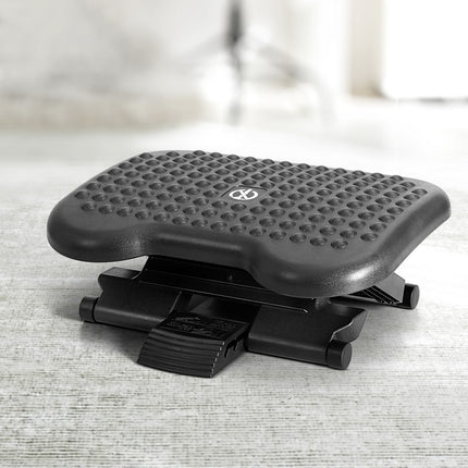 Artiss Foot Rest Stool Office Under Desk Angle Adjustable Footrest Massage Black 7