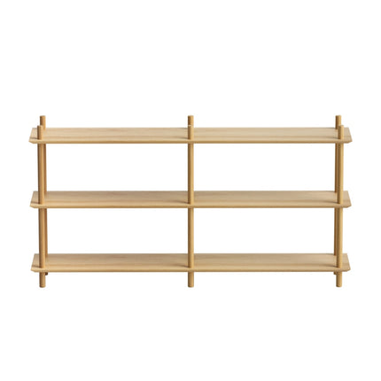 Artiss Bookshelf 3 Tiers Bookcase Display Shelves Wooden Storage Stand Rack Pine 4