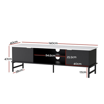 Artiss TV Cabinet Entertainment Unit Stand Storage 140CM 4