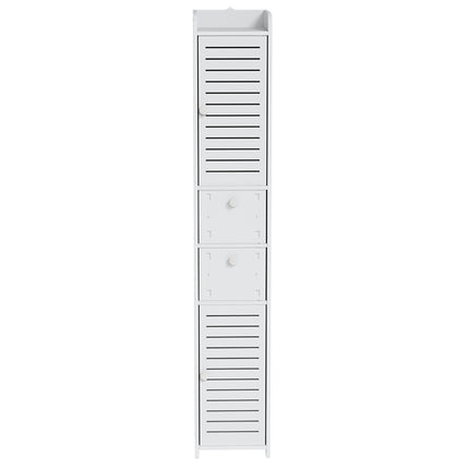 Artiss Bathroom Toilet Storage Cabinet Laundry Tallboy Cupboard Slim Corner 3