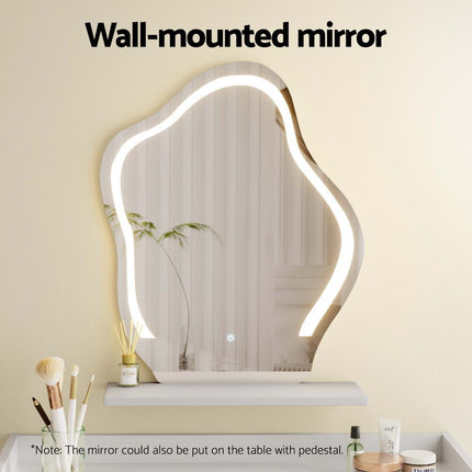 Artiss Dressing Table Floating LED White Daphne 7