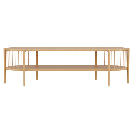 Artiss TV Unit Entertainment Unit Storage Shelf 148cm Pine 5
