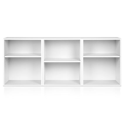 Artiss Bookshelf Set of 3 - VENA White 3