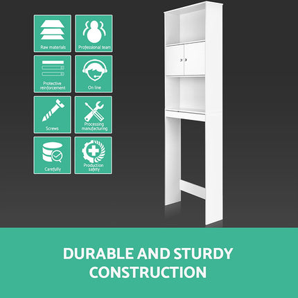Artiss Bathroom Cabinet Over the Toilet Storage Shelf 4