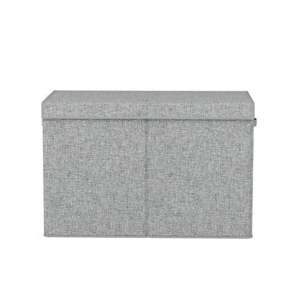 Keezi Large Toy Box Chest Storage with Flip-Top Lid Foldable Organizer Bins Grey 3