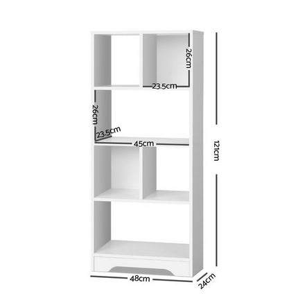 Artiss Bookshelf 6 Tiers - ANA White 2