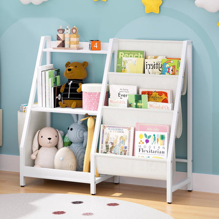 Keezi 3-Tier Kids Bookshelf Bookcase Children Toy Storage Organizer Rack Display Shelf 7