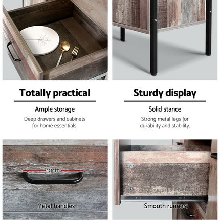 Artiss Buffet Sideboard - BARNLY 7