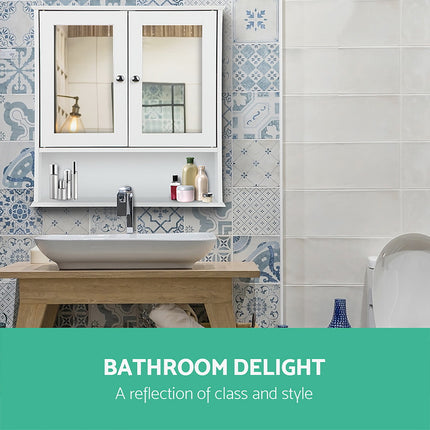 Artiss Bathroom Mirror Cabinet Storage Cupboard 3