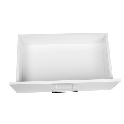 Artiss Bedside Table 2 Drawers High Gloss - White 7