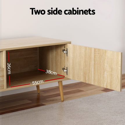 Artiss Entertainment Unit Alex TV Cabinet Storage Drawers 200CM 7