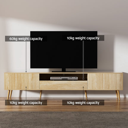 Artiss Entertainment Unit Alex TV Cabinet Storage Drawers 200CM 8