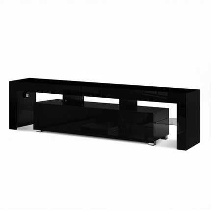Artiss Entertainment Unit TV Cabinet LED 189cm Black Elo 9