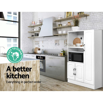 Artiss Buffet Sideboard - ARIA White 4