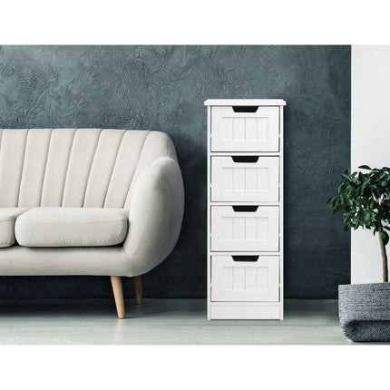 Artiss 4 Chest of Drawers - LEESA White 6