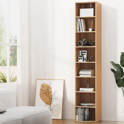 Artiss Bookshelf 8 Tiers MILO Pine 5