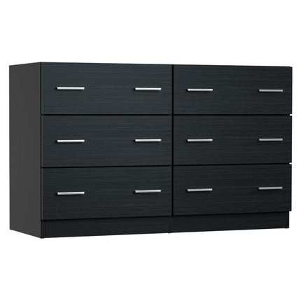 Artiss 6 Chest of Drawers - VEDA Black 3