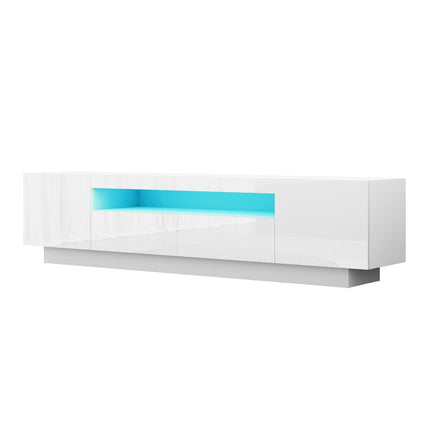Artiss TV Unit Entertainment Unit Storage Drawer RGB LED 180cm White 2