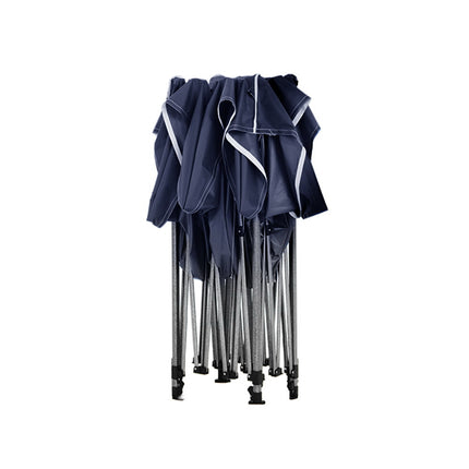 Instahut Gazebo Pop Up Marquee 3x3 Folding Tent Gazebos Camping 500D Oxford Navy 3