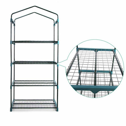 Green Fingers Greenhouse 4 Tiers Mini Green House Garden Bed Planter Box 1.6x0.7x0.5M 3