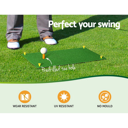 Everfit Golf Hitting Mat Portable Driving Range Practice Training Aid 60x30cm 5