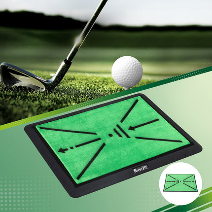 Everfit Golf Hitting Mat Training Swing Path Feedback Detection Batting 44x33cm 7
