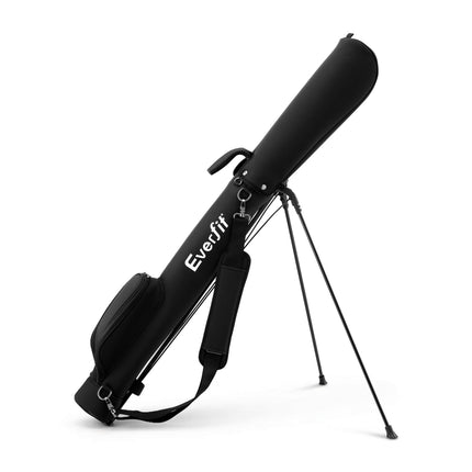 Everfit Golf Stand Bag Lightweight Sunday Pitch And Putt Bag Black 3
