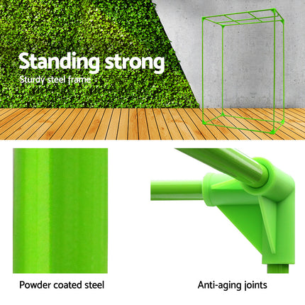 Green Fingers Grow Tent 90x50x160CM Hydroponics Kit Indoor Plant Room System 4