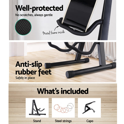 Alpha Guitar Stand Folding Portable Floor Rack Holder 5