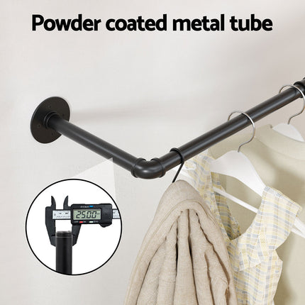 Artiss Clothes Rack Airer Floating Shelf Metal 5