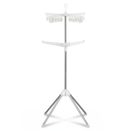 Artiss Clothes Rack Airer 2 Tier Rotatable Hanger Foldable 3