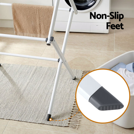 Artiss Clothes Rack Foldable Airer Drying Rack Portable No Assembly Required 6