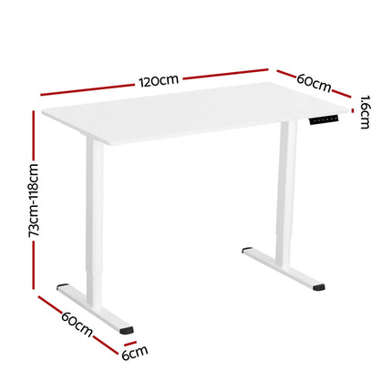 Artiss Electric Standing Desk Sit Stand Desks 120CM 2