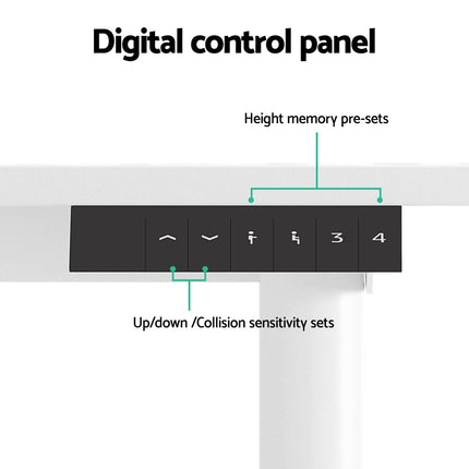 Artiss Electric Standing Desk Sit Stand Desks 120CM 5